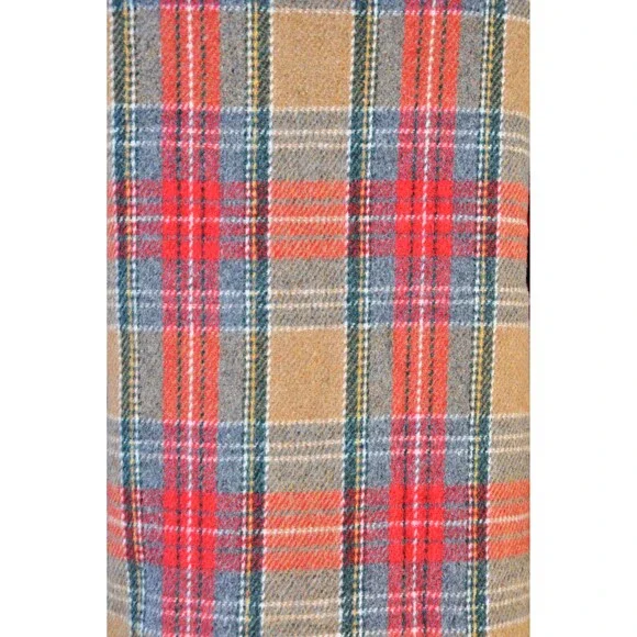 REVERSIBLE Hooded Poncho - Wool Cloak Cape - Woodland - Reversible Cape OS - Picture 8 of 10